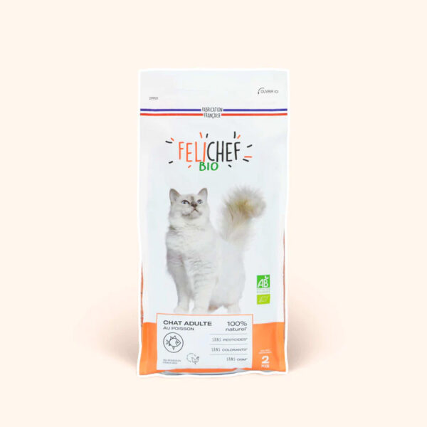 FELICHEF - Bio-Katzenfutter - für erwachsene Katzen mit Fisch (VE 2kg)
