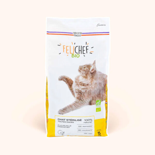 FELICHEF - Bio-Katzenfutter - für sterilisierte Katzen (VE 5kg)